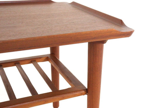 Image 1 of Holger Georg Jensen Cube trolley side table vintage Danish