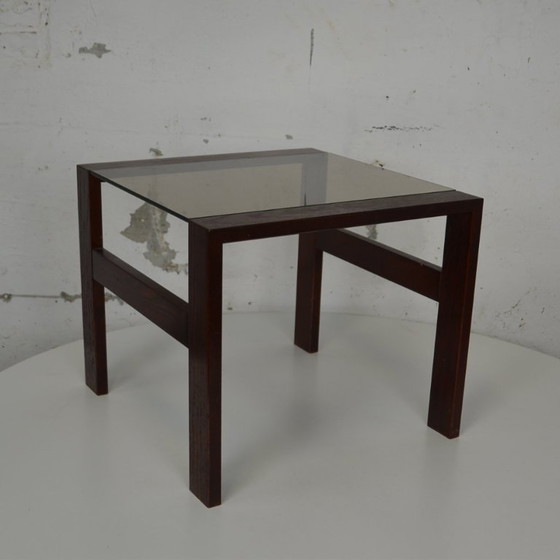 Image 1 of Juego de 2 mesas auxiliares apilables