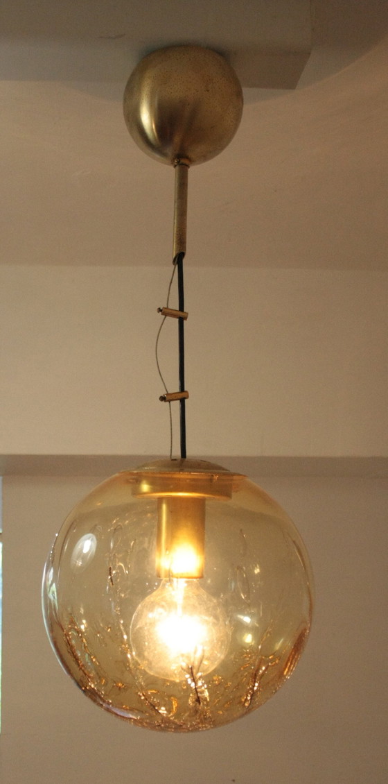 Image 1 of Hängeleuchte von La Murrina mit Markenzeichen, Italien 70er Jahre