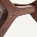 Maricielo Ronde Glazen Eettafel 130 cm (La Redoute) – AM.PM (Noten Houten Onderstel)