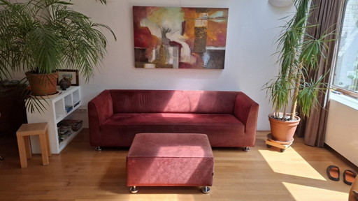 Canapé 3 places Gelderland 4800 + pouf 4800P assorti – 3 5 zitsbanken, Other