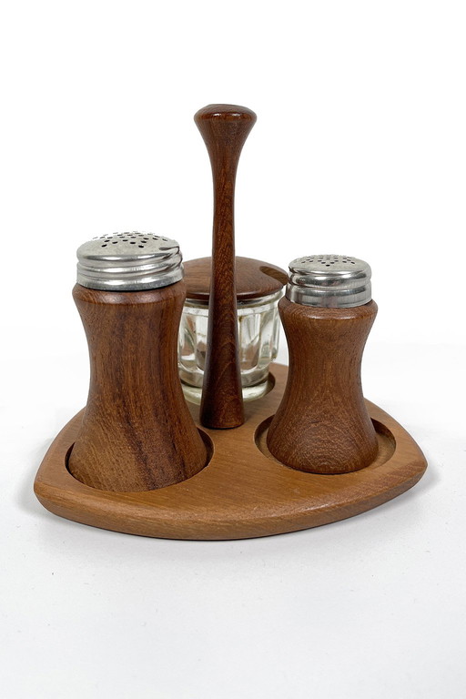 Svenskt pepper/salt/mustard set