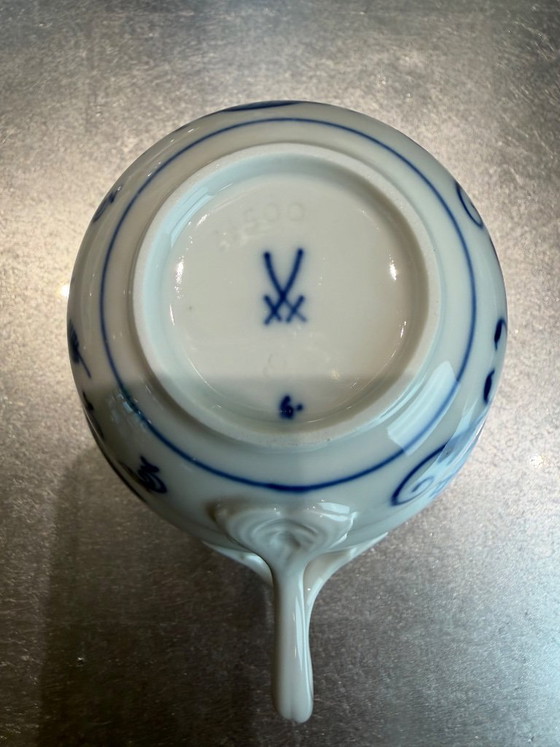 Service à café et à thé Meissen original, motif oignon – 22 pièces – premier choix – Vaisselle, Porcelain (photo 5 of 9)