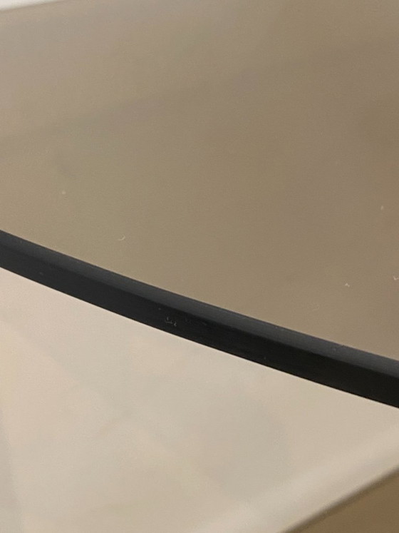 Vintage modulaire hoekwandkast uit de jaren 70 met glazen en gouden metalen frame. – Boekenkasten, Glass (photo 14 of 20)