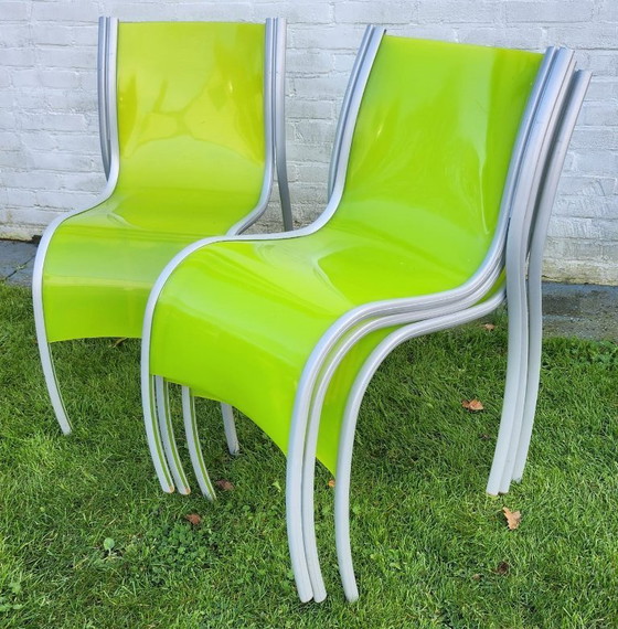 Image 1 of Raro set di sedie Kartell "Fantastic Plastic Elastic" - Ron Arad