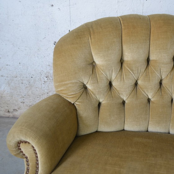 Image 1 of Bended Chesterfield Like Couch