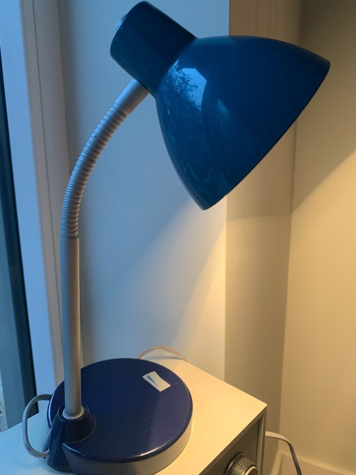 Lampada da scrivania/da tavolo vintage MASSIVE anni '80 - Blu bicolore