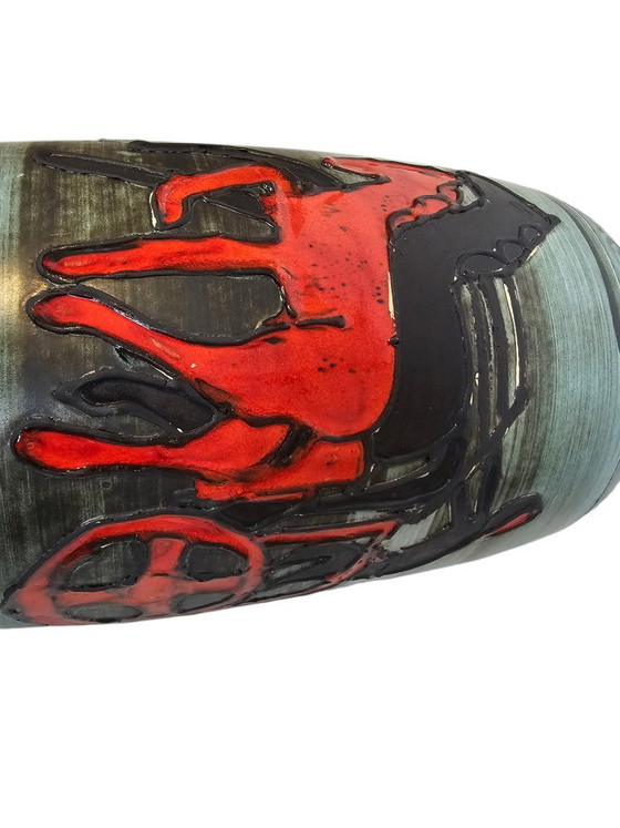 Image 1 of XL Fat Lava - Vloerlamp - origineel  - Mid century - W- Germany - 70's 