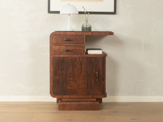 Art Déco Kommode aus den 1930er Jahren, Kommoden, Holz, Braun (Foto 2 von 6)