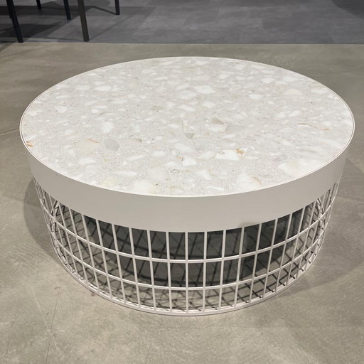 Pode Mesh coffee table white – salontafels