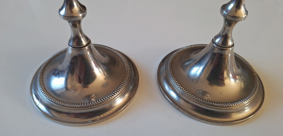 Image 1 of Verzilverde kandelaars BMF N West Germany