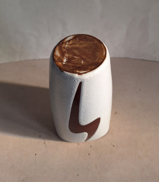 Image 1 of Jaap Ravelli's vintage ceramic vase with a lightning bolt. 1953.