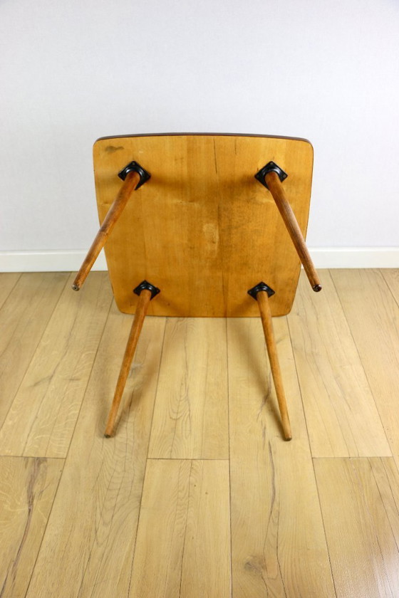 Image 1 of Polnischer Couchtisch/Konsolentisch, 1970er Jahre, mittelgroß, quadratisch