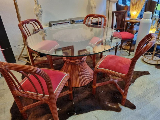 Image 1 of Tavolo e sedie Roche Bobois, Maugrion, 1980