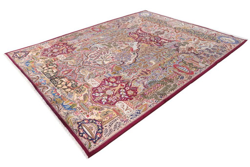 Persian carpet Kashmar 3.95 x 2.92 Oriental carpet fine No. 1137