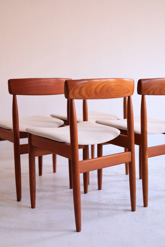 Image 1 of Set di 4 sedie da pranzo Farsø Stolefabrik, anni '60