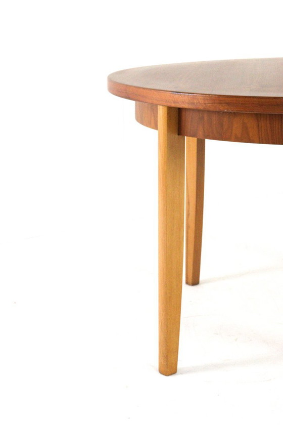 Image 1 of Round extendable dining table 'Rudolstadt' vintage