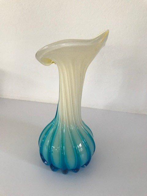 Image 1 of Glass Design Vase Murano Style