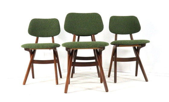 Image 1 of Set for 4 scissor chairs AWA attr. Louis van Teeffelen Wébé