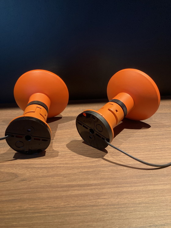 Image 1 of 2x Philips vintage spots wandlampjes (oranje)