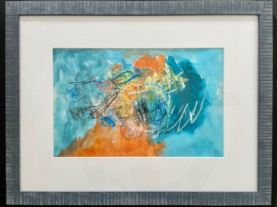 Image 1 of Heidi Feijen – ‘Ben’, gemengde techniek portret (59x76cm)