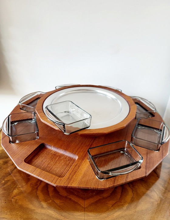 Image 1 of Lazy Susan bowl, Scandinavian Design from the 1960s
