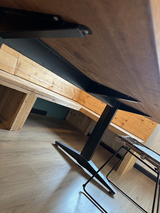 Image 1 of Gispen 'toe table' designed by Wim Rietveld