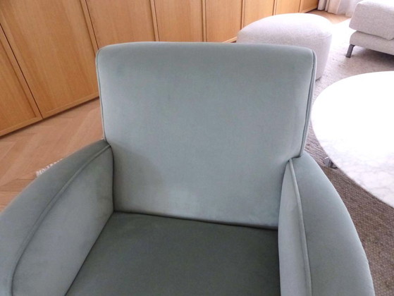 Image 1 of Paire de fauteuil en velours design BRANCO Sobre BRANCO style Mid-century / Années 50