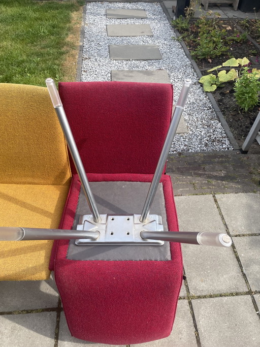 4 chaises Mikado par Arco Design – eetkamerstoelen, Metal, Plastic (photo 2 of 9)