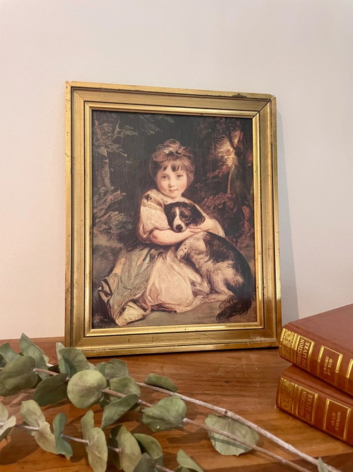 Gouden Ingelijst Miss Janes Bowles Schilderij