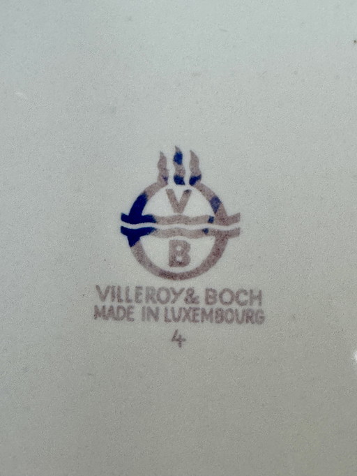 Villeroy & Boch Bordjes Jaren '60 – Unieke Illustraties