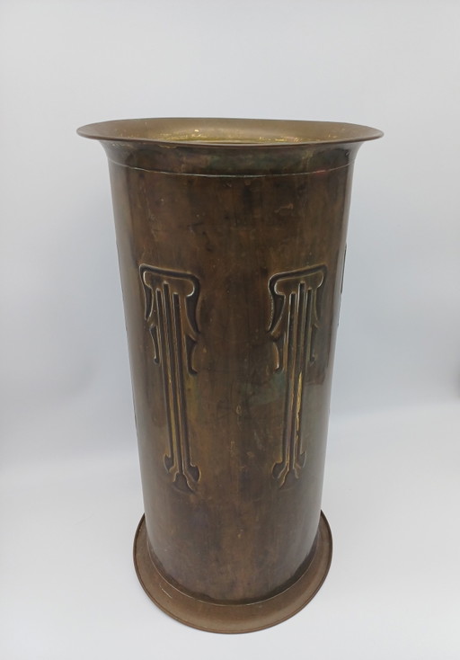 Art Nouveau, Jugendstil Paraplubak – Brass