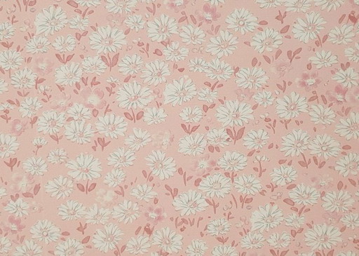 12685 Lief Roze Vintage Bloemetjes Behangpapier