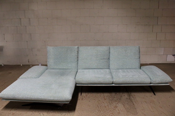 Designer Hoekbank Met Chaise Lounge - Lichtblauw – enzo luca, Hoekbanken, Cotton (photo 3 of 5)