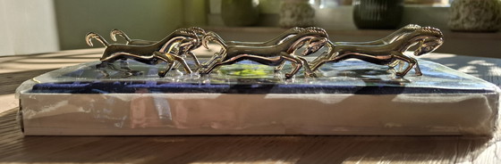 Image 1 of 12x Posavasos para cubiertos Caballo al galope