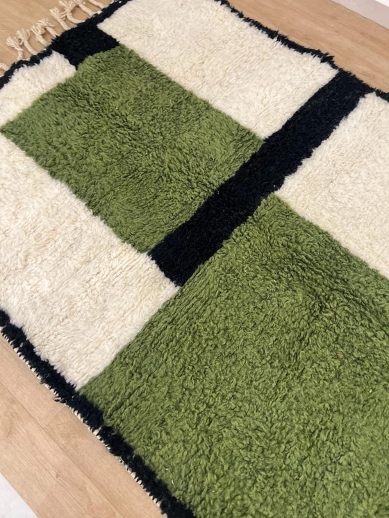 Tapis Berbère Beni Ouarain Authentique Traditionnel Artisanale 2/3 M – Alessi, Wool (photo 3 of 10)