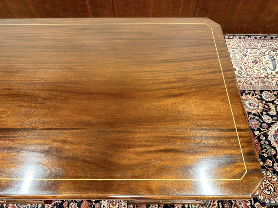 Klassischer englischer Schreibtisch mit Bürostuhl – Leather, Wood (photo 16 of 22)