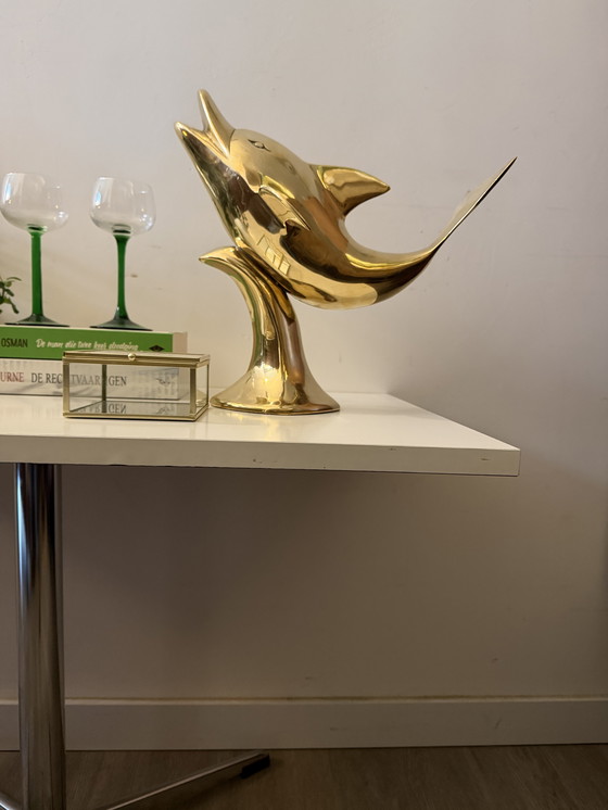 Image 1 of Table d'appoint avec plateau blanc et pieds chromés