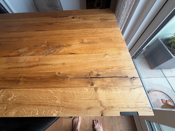 Janua BB11 Clamp Dining Table | 240*105 cm | Solid Reclaimed Oak | Original Price €5,500 – Janua BB 11 Clamp (photo 7 of 8)
