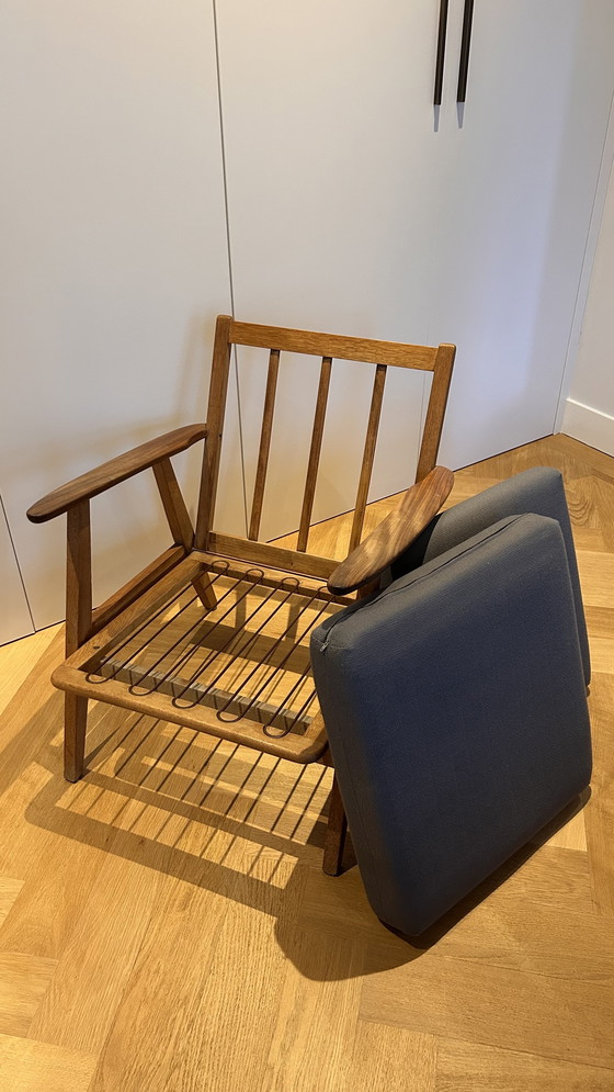 Image 1 of Deense teakhouten fauteuil uit het midden van de 20e eeuw