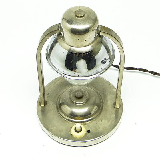 Art Deco Table Lamp, Germany, 1930s – Metal, Chrome (photo 8 of 10)