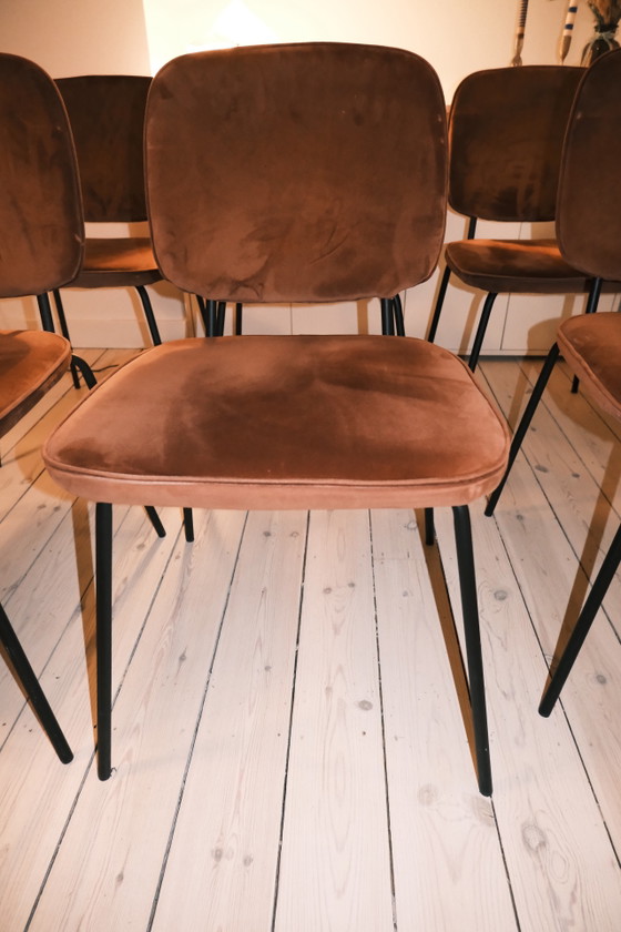 Image 1 of House doctor stoelen roestbruin 