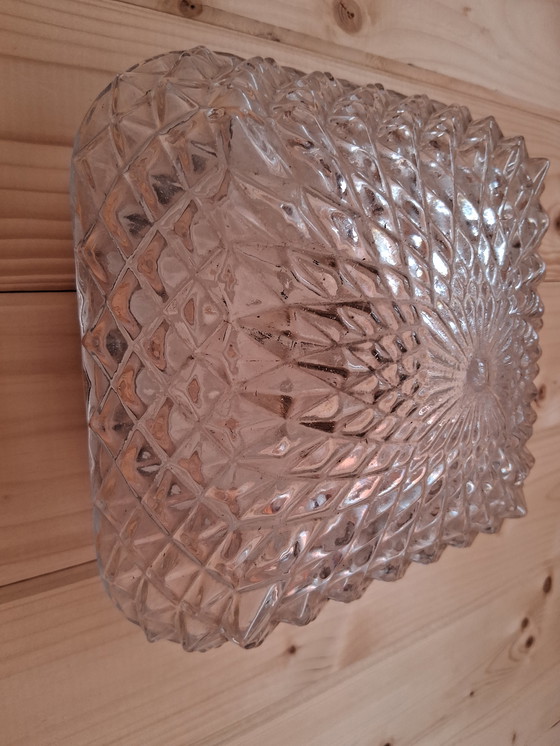 Image 1 of Lampe murale Arlux 1970 style Glashütte