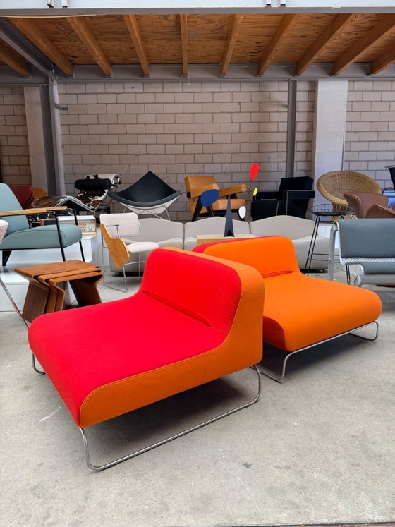 Image 1 of Scoop lounge chair by Piero Lissoni (set van 2 stuks)