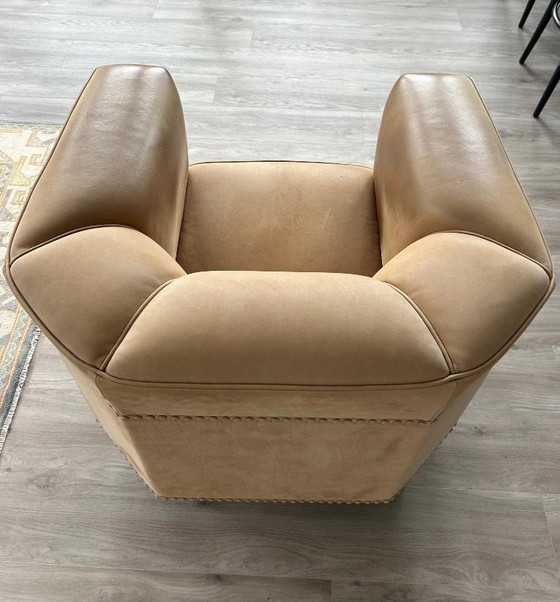 Wittmann Palais Stoclet Chair Design Jpsef Hoffman – Fauteuils, Wood, Leather (photo 3 of 5)