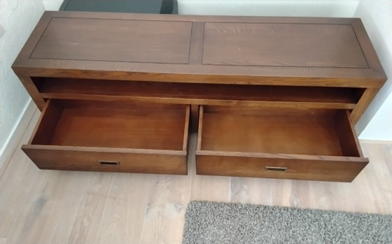 TV furniture Dias Oak – Wood, Brass (photo 3 of 5)