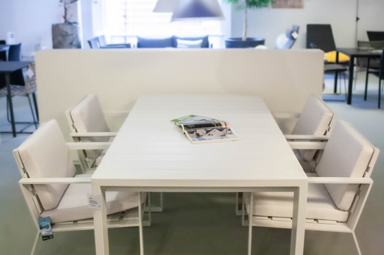 Image 1 of Table basse Borek Samos - 200x100 avec chaise (lot de 4)