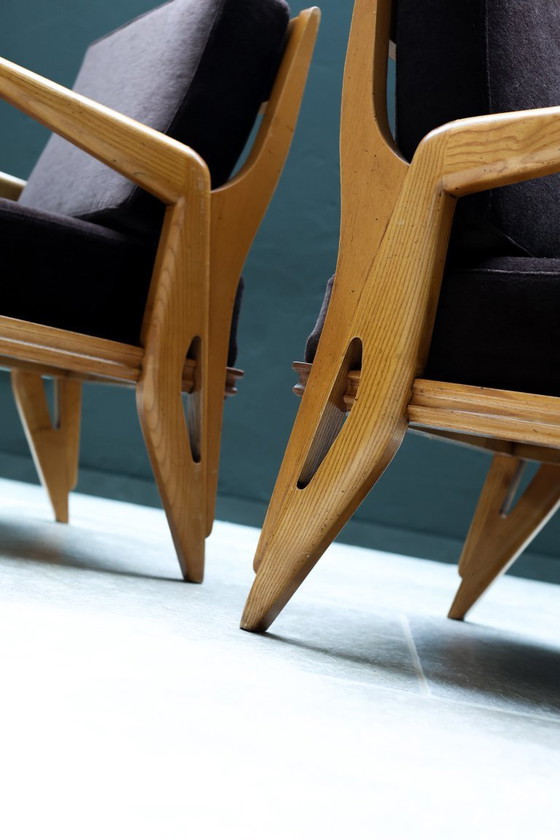 Image 1 of Set di due poltrone di FRANCO CAMPO & CARLO GRAFFI