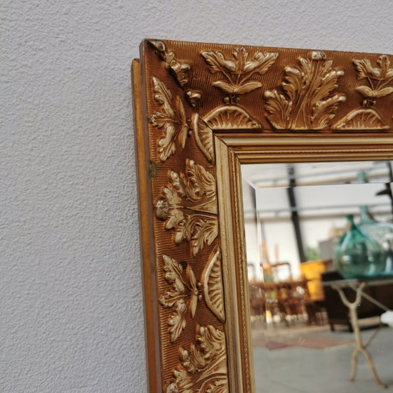 Image 1 of Grote Vintage Barok brocante schouwspiegel spiegel