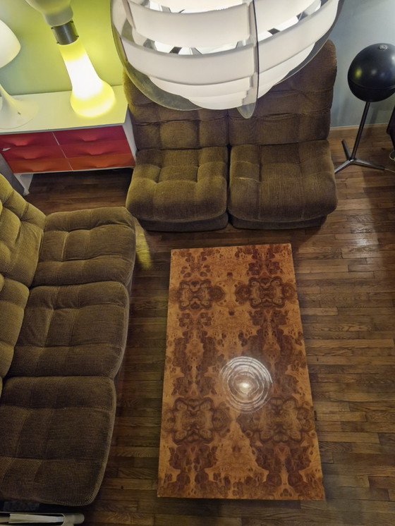 Image 1 of 🟡🟤 Vintage salontafel uit de jaren 70 - wortelhout, Italiaans design, Roche Bobois